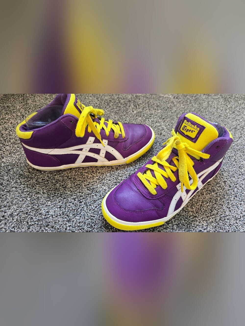 RARE VTG Onitsuka Tiger Aaron MT Mid-Top Sneakers Mens 5.5 / Womens 7